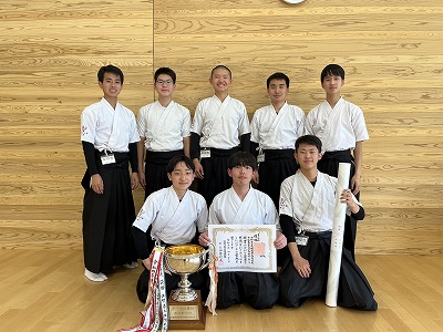令和5年度 佐賀県高等学校弓道春季大会「高取杯」男子団体・個人優勝