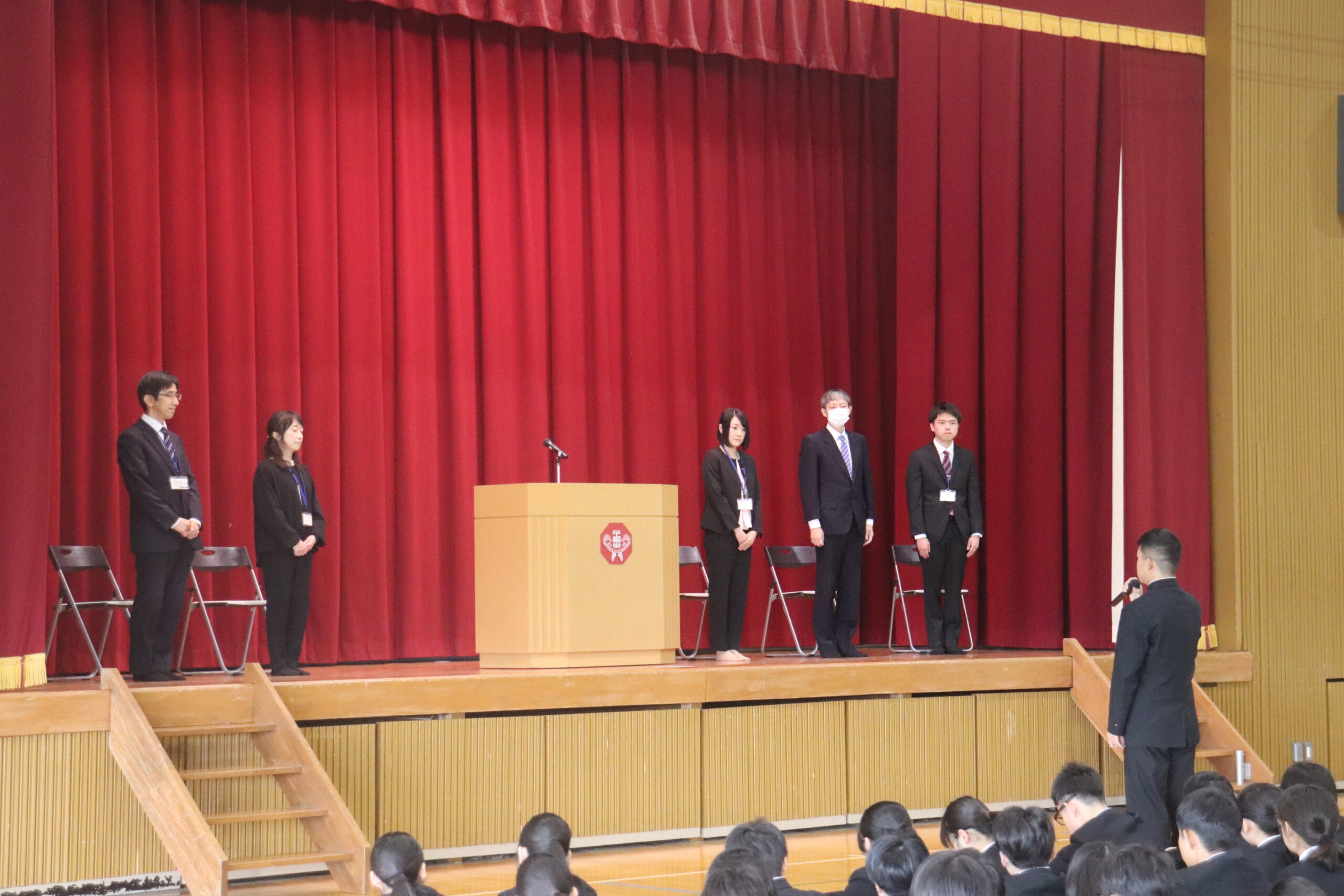 2025年度一学期の始業式が実施されました