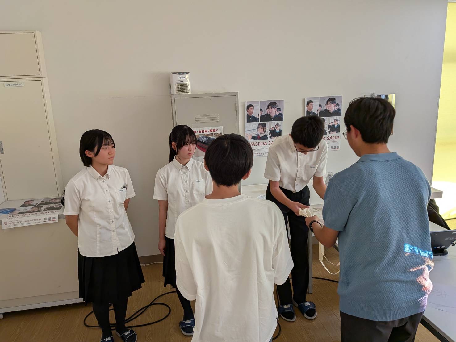 早稲田大学高等学院中等部のみなさんが来校！ ─附属・系属校交流で深まる「早稲田の絆」─