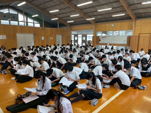 中学生の卒業研究準備がスタートしました！