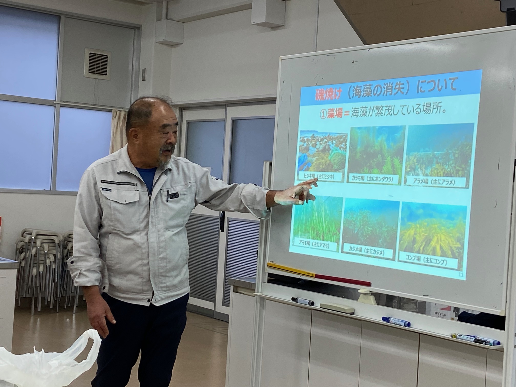 食害魚プロジェクト第4弾！唐津の海を知るミニ講演会を実施