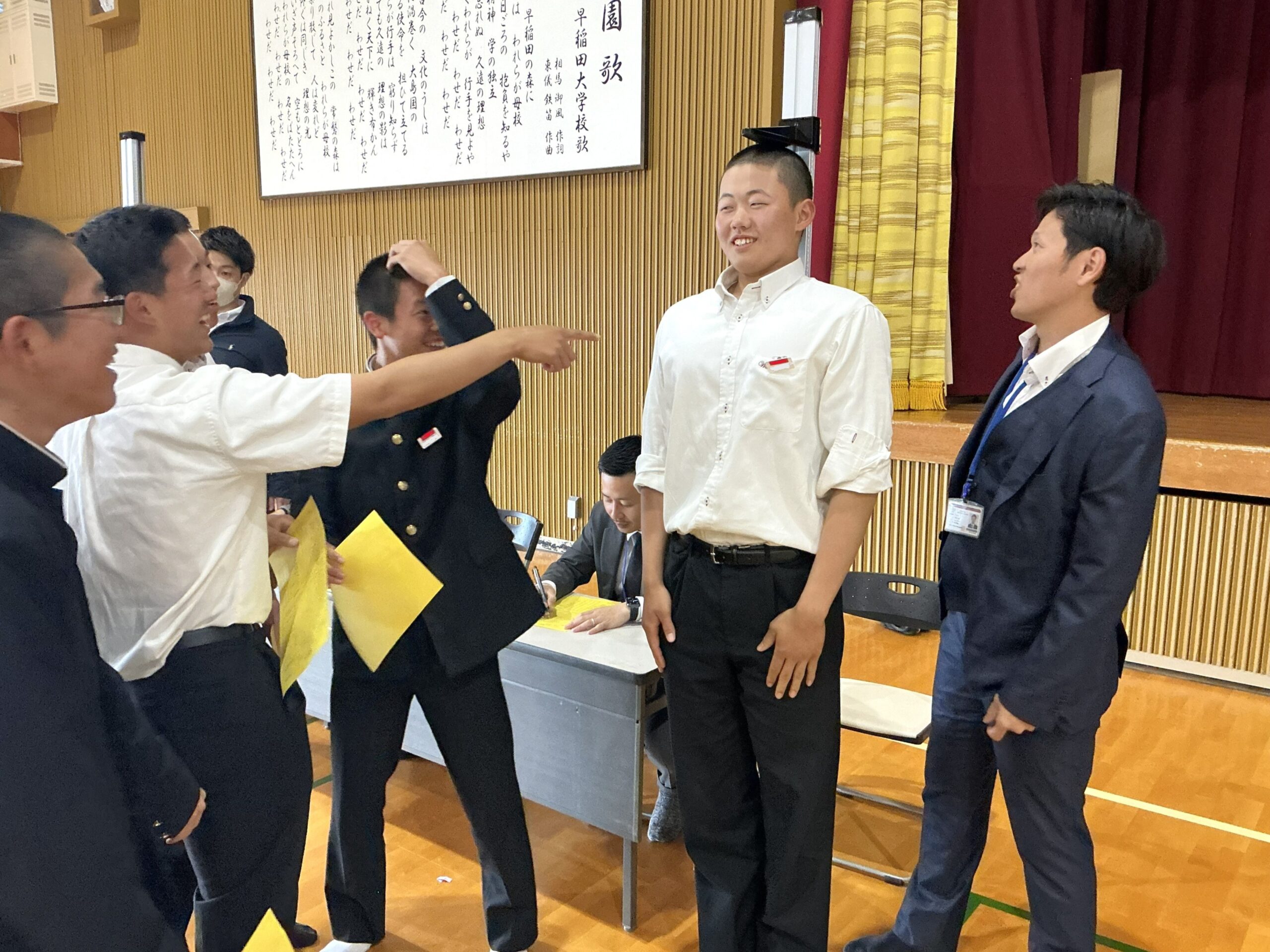 新年度の恒例行事、「身体測定」が行われました