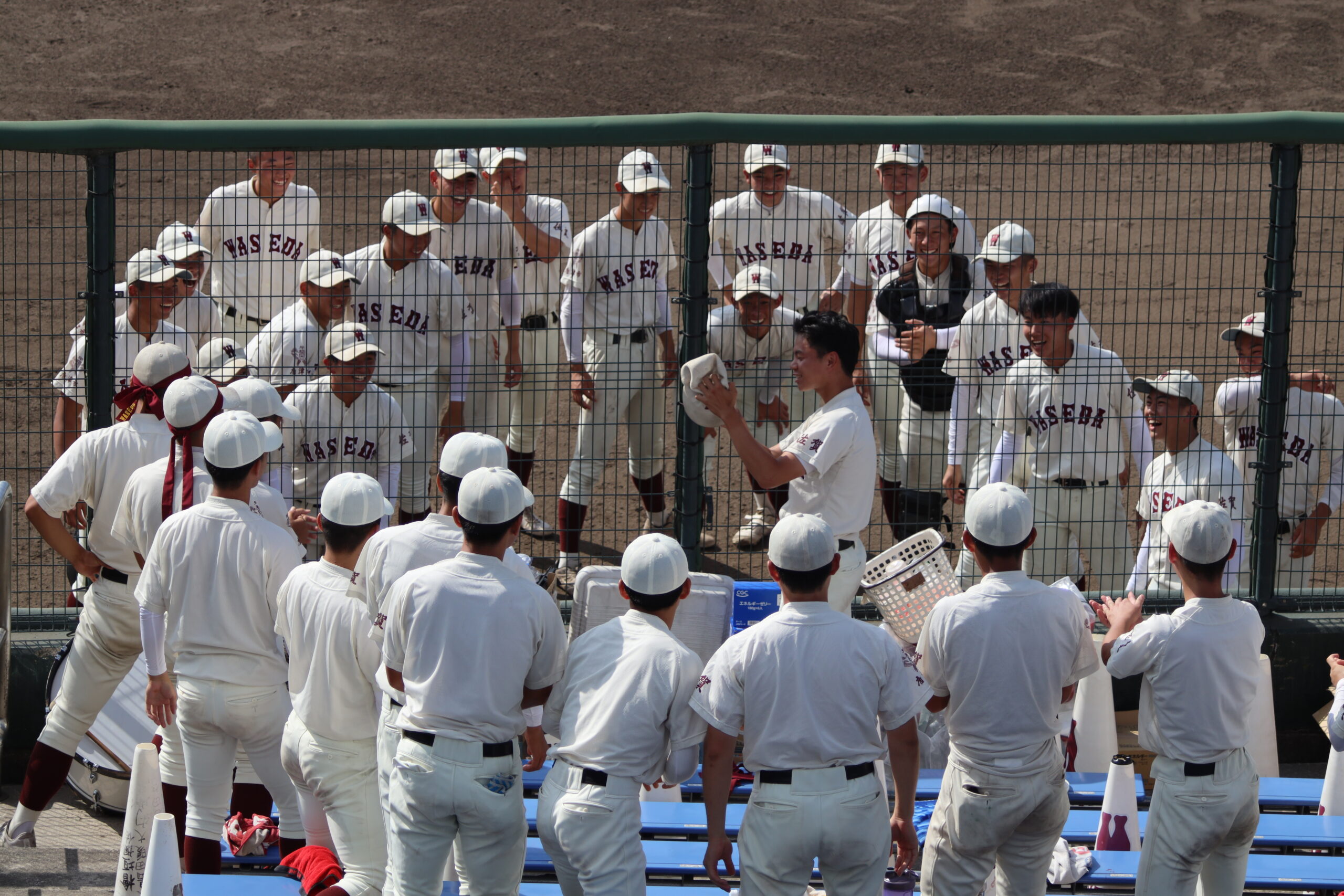 野球部の熱戦を、学校全体で応援！